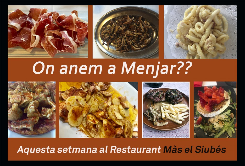 Mas El Siubès_ On anem a menjar